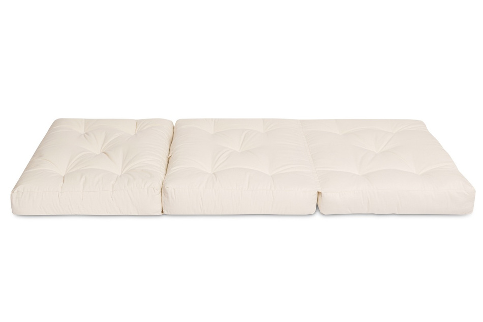 Materac Składany 80x200 z lateksem - Futon Pascall Flex Latex Ecru