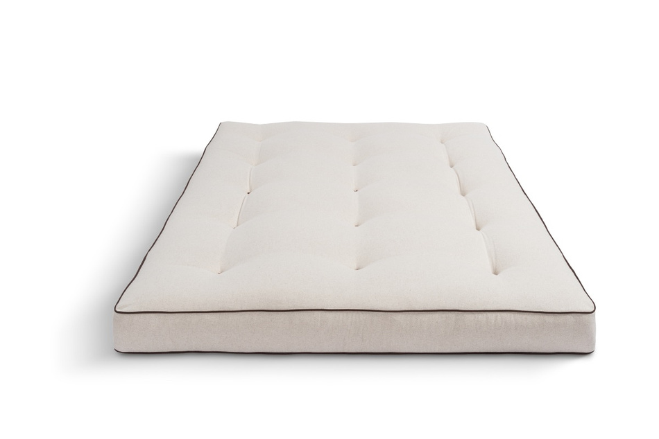 Materac 120x200 naturalny z kokosem - Futon Pascall Medium Coco Kedro Len