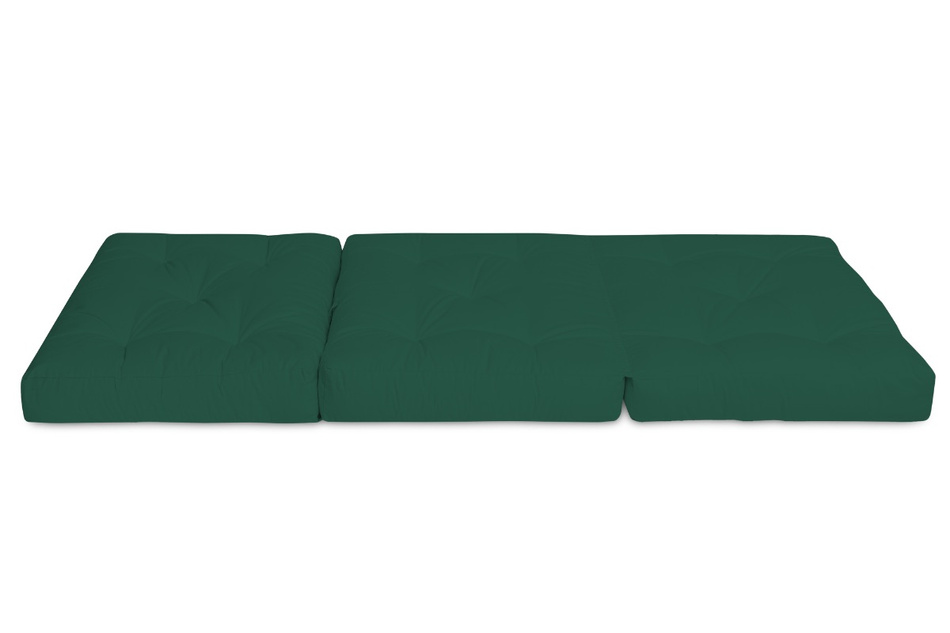 Materac Składany 90x200 - Futon Pascall Flex Natural Butelkowa Zieleń