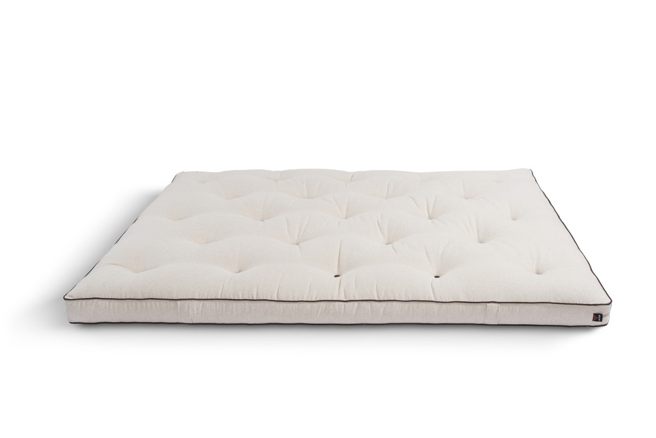Materac 180x200 naturalny z lateksem - Futon Pascall Slim Latex Kedro Len