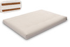 Materac 140x200 naturalny z lateksem i 2x kokosem - Futon Pascall Comfort Relax Hard Ecru