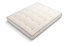 Materac 160x200 naturalny z lateksem i 2x kokosem - Futon Pascall Comfort Relax Hard Kedro Ecru