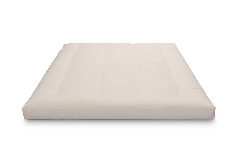Materac 180x200 naturalny z lateksem i 2x kokosem - Futon Pascall Comfort Relax Hard Ecru