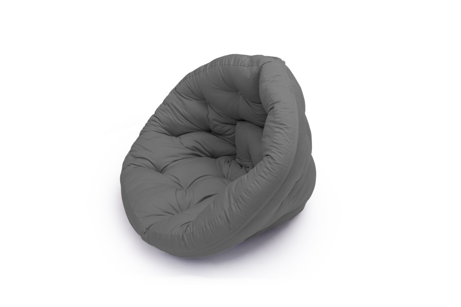 Fotel Futon Cocon Slim M - Pascall Szary