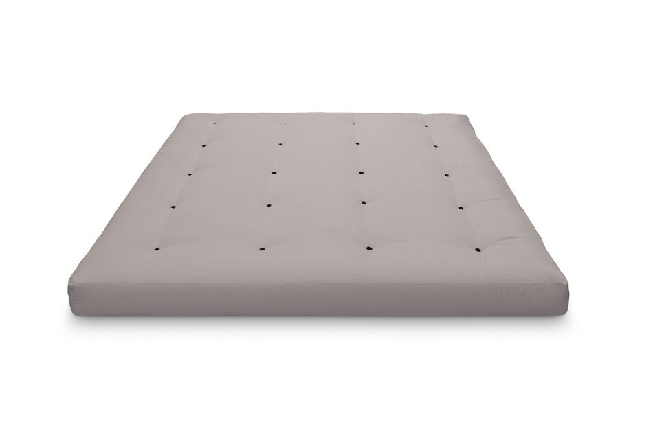 Materac 180x200 naturalny z lateksem i 2x kokosem - Futon Pascall Comfort Relax Hard Szary
