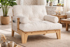 Fotel Sakura - Pascall Futon Beżowy