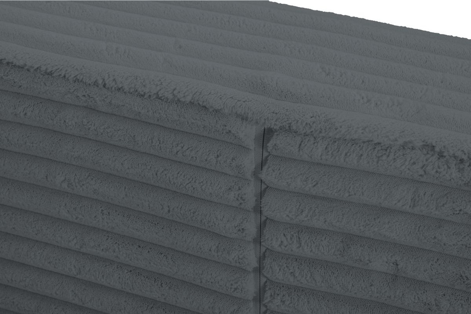 Sofa rozkładana flexio 140x200 - Pascall - sztruksowy Antracytowy