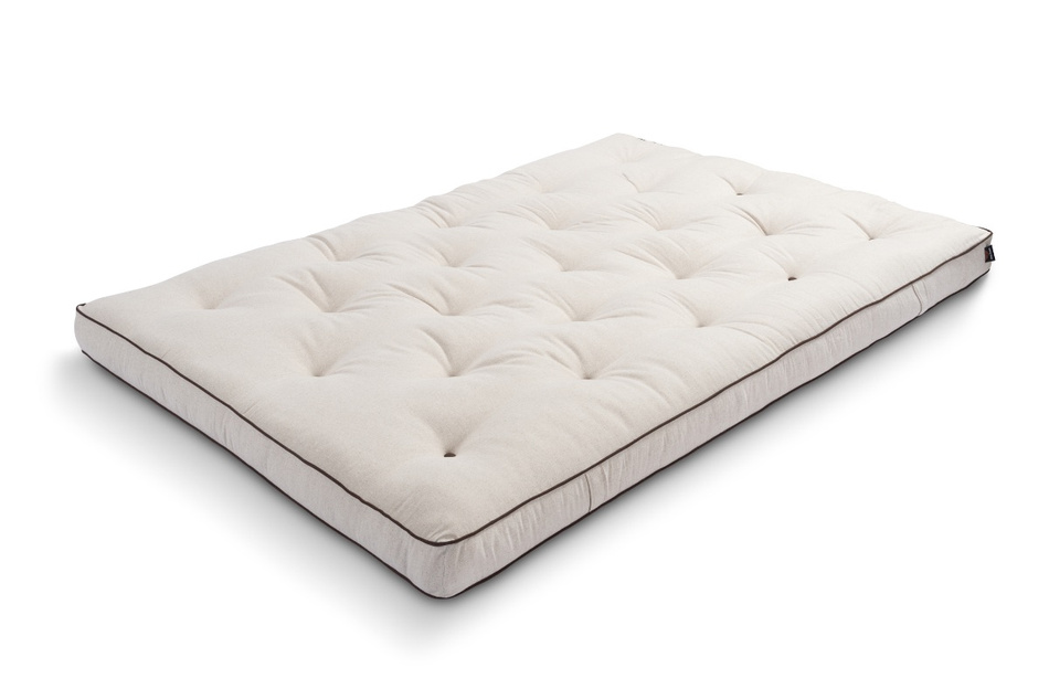 Materac 140x200 naturalny - Futon Pascall Slim Natural Kedro Len