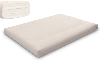 Materac 140x200 naturalny z lateksem - Futon Pascall Comfort Trio Latex Ecru