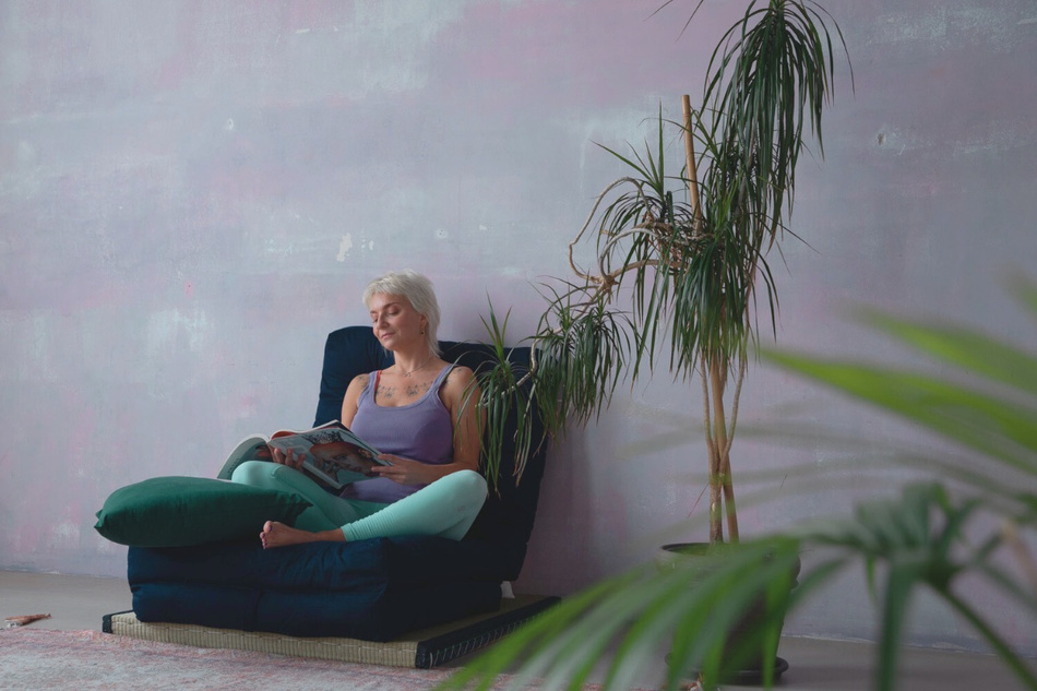 Materac Składany 80x200 z lateksem - Futon Pascall Flex Latex Czarny