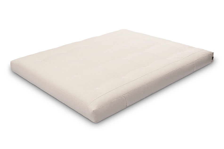 Materac 160x200 naturalny z lateksem - Futon Pascall Medium Latex Ecru