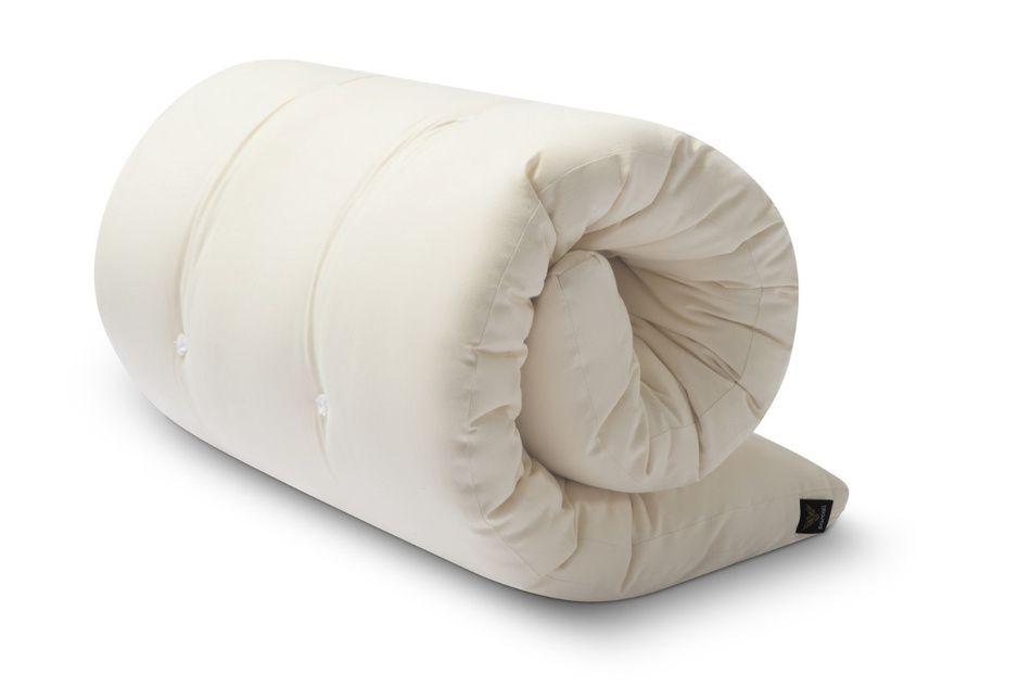 Futon Pascall Travel Natural - Materac 140x200 Miodowy - naturalny